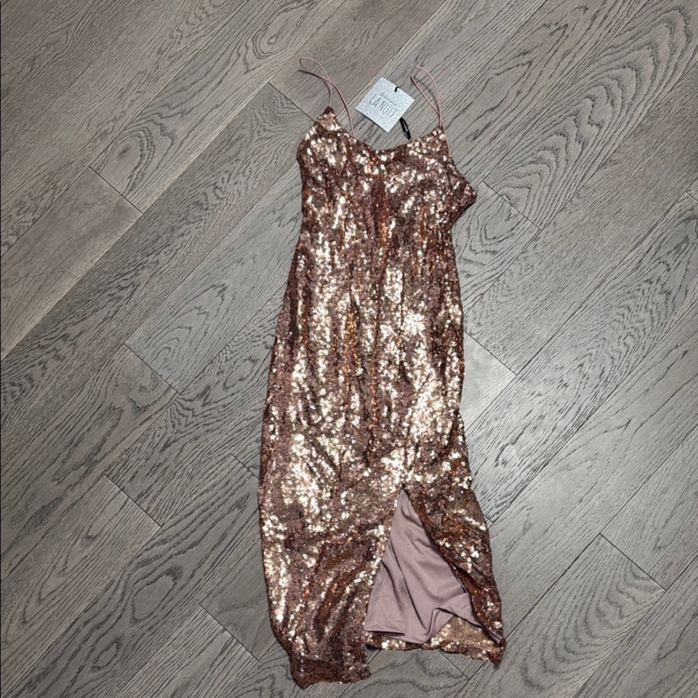 Brand new with tag Rose Gold Sequin Dress
